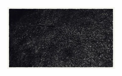 Black distress texture overlay. Dark grainy asphalt surface with white nois.. Stock Illustration