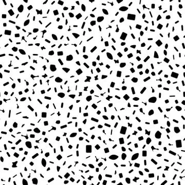 Black Distressed Seamless Grain Texture Overlay. Stock Illustration
