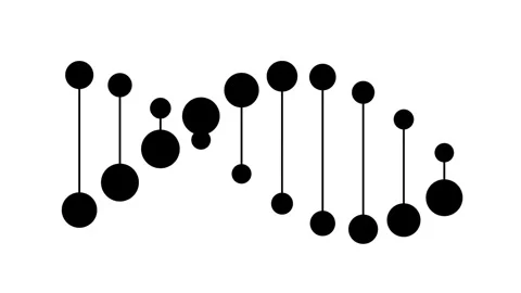 Black DNA Strand 4K Stock Footage 277242133