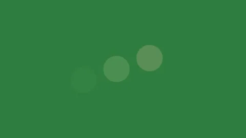 Black dot and two circles three isolated on green screen background 動画素材 336954590