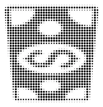 Black Dot Dollar Banknote Icon イラスト素材