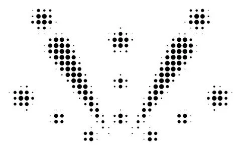 Black Dot Fireworks Explosion Icon Illustrazione stock