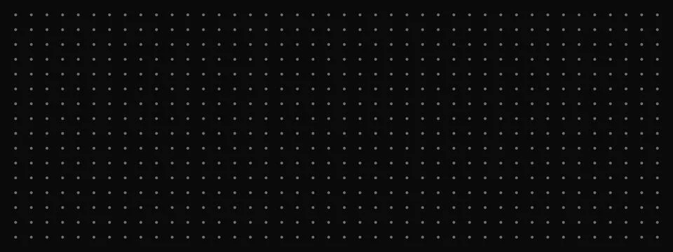 Black dot grid background. Minimal dark blueprint template. Stock Illustration