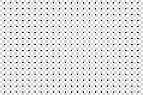 Black dot grid pattern on white background. Minimalist geometric texture. Stock Illustration