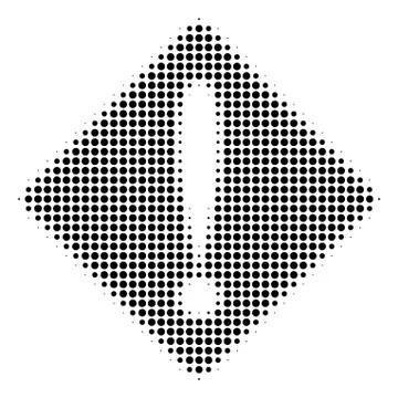 Black Dot Problem Icon Stock Illustration