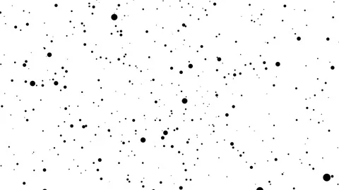 Black dots floating seamless loop animation with random particle dots. Stock Footage 329939019