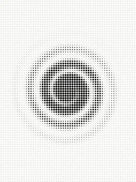 Black dots halftone background for digital art or abstract design creation Stock-Illustration