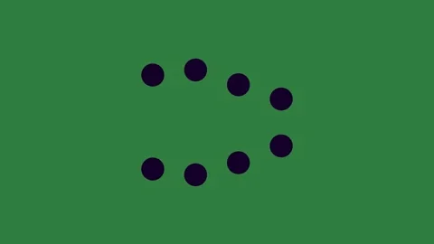 Black dots on it and dot circles circle background isolated isolated on green Stock Footage 336893130