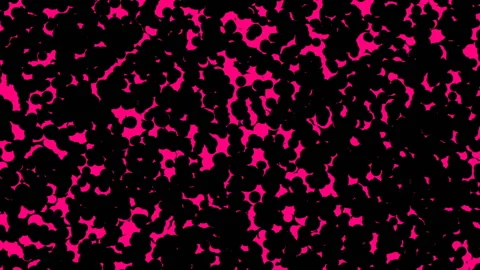 Black dots on a pink background. Moving abstract background. Seamless loop. Stock Footage 94652194