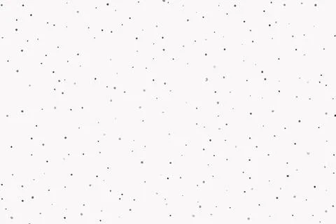 Black Dots Seamless Pattern on White Background Illustrazione stock