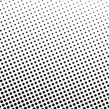 Black Dots on a White Background Stock Illustration