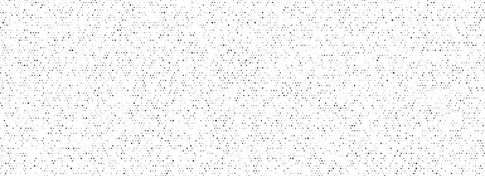 Black dotted noise grid texture. Comic pixel grain pattern. Polka dot particle Stock Illustration