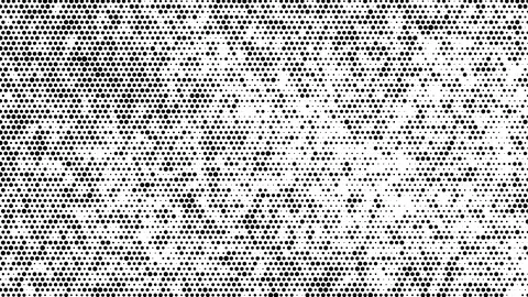 Black Dotted Noise Motion On White Background. Stock Footage 108437585
