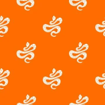 Black dotted snake pattern seamless 库存插图