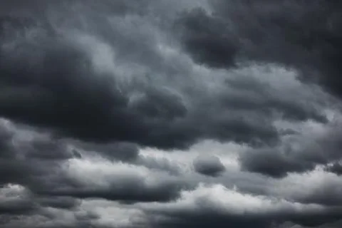 Black dramatic sky Stock Photos