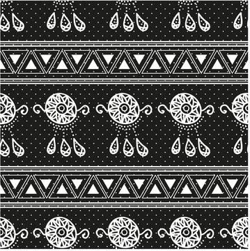 Black Dream Catcher Background Illustrazione stock