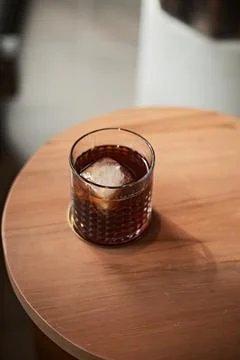 Black drip coffee Stock Photos