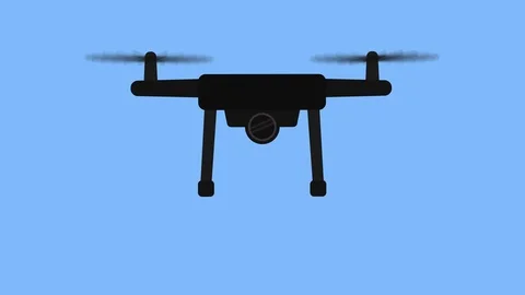 Black Drone Taking Off Stock Footage 88513320