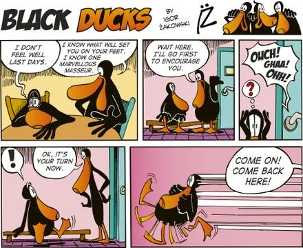Black Ducks Comics episode 16 イラスト素材