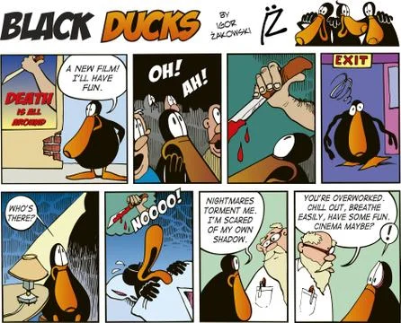 Black Ducks Comics episode 63 イラスト素材