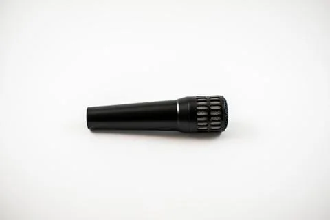 Black Dynamic Microphone Stock Photos