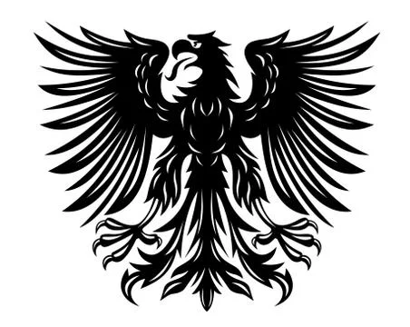 Black eagle Stock Illustration