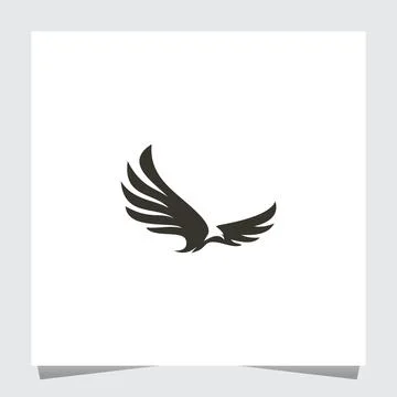Black Eagle Logo Inspirations Template Stock Illustration