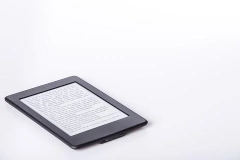 Black ebook reader Stock Photos