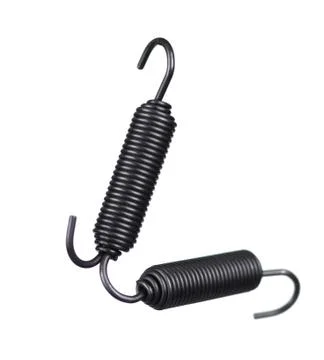 Black  elastic wire 스톡 사진