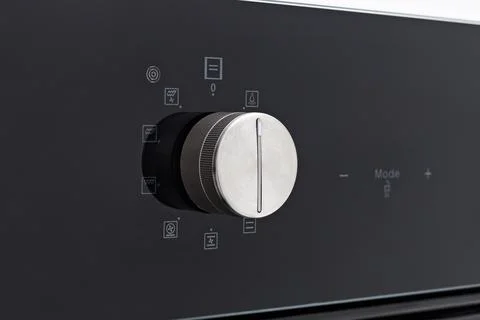 Black Electric Oven Control Panel Stock Photos