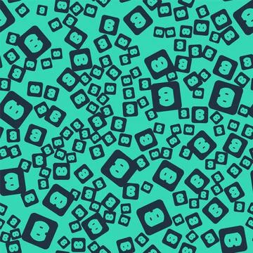 Black Electrical outlet icon isolated seamless pattern on green background Stock Illustration