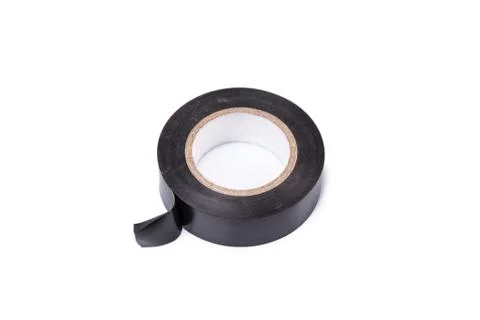 Black electrical tape Stock Photos