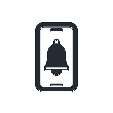 Black Emergency mobile phone call to hospital icon isolated on white backgr.. Stock Illustration