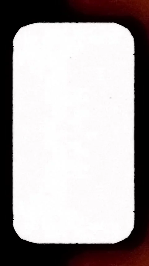 Black Empty Retro Film Frame. Looped Old Grunge Real Filmstrip Scan 動画素材 302835607