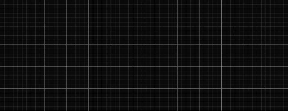 Black engineering grid background. Square graph paper with bold guide lines.. Ilustração Stock