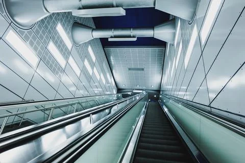 Black Escalator Photo Stock Photos