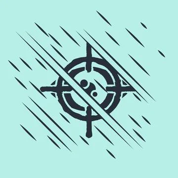 Black Eye scan icon isolated on green background. Scanning eye. Security check Stock Illustration