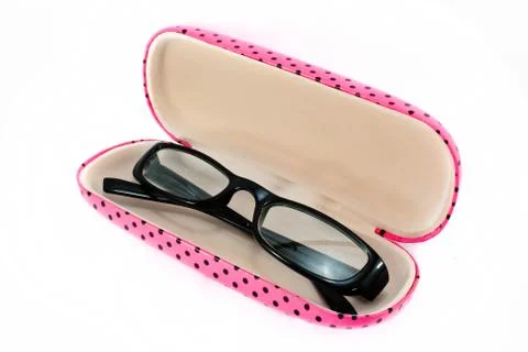 Black eyeglasses Foto stock