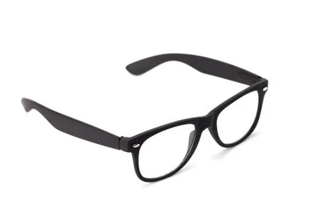 Black eyeglasses Stock Photos