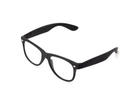 Black eyeglasses Stock Photos