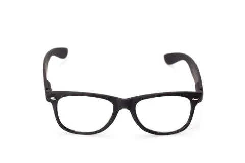 Black eyeglasses Stock Photos