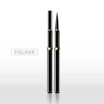 Black eyeliner template Stock Illustration