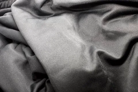 Black fabric background Stock Photos