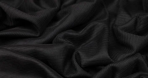 Black fabric. Stock Footage 238831101