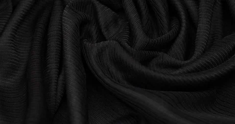 Black fabric. Stock Footage 238831431