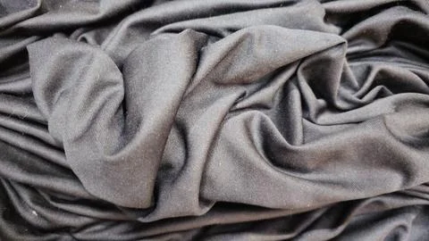 Black fabric texture background Stock Photos