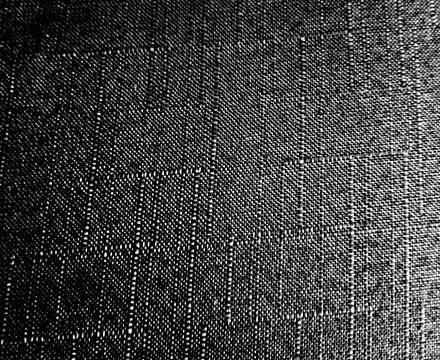 Black fabric texture background with subtle grid pattern Stock Photos