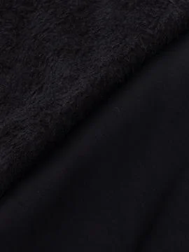 Black fabric texture close up view Stock Photos
