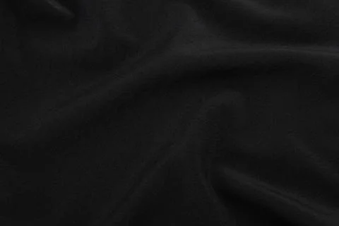 Black fabric texture, Cloth pattern background Stock Photos