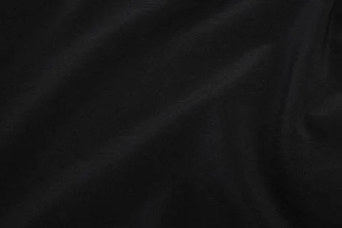 Black fabric texture, Cloth pattern background Stock Photos